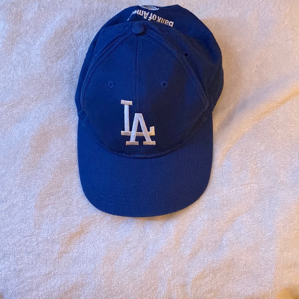 Dodger blue, dodger hat.